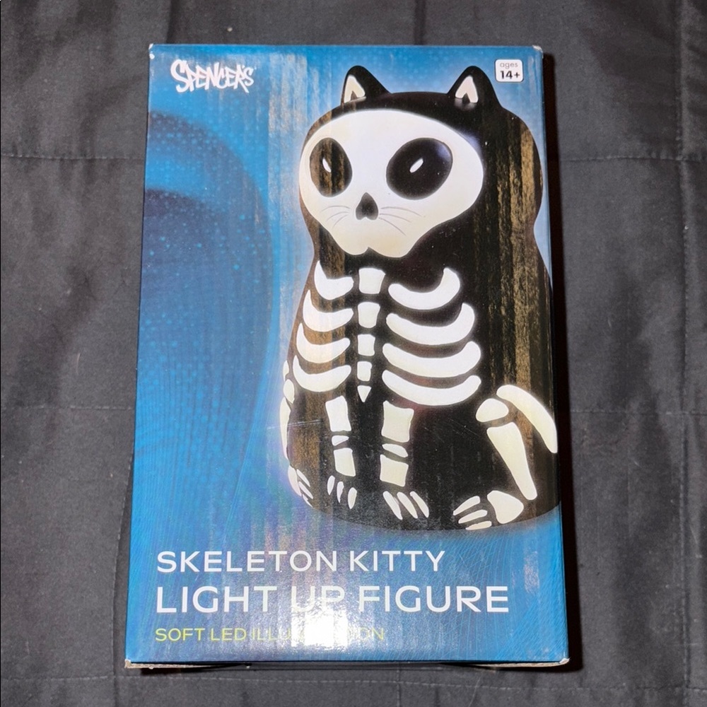 Skeleton Kitty Light Up Figure